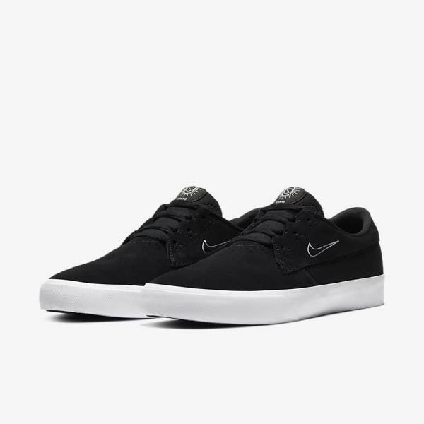 Nike SB Shane Ženske Skate Tenisice Crne Bijele | NK219JBT