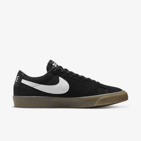 Nike SB Zoom Blazer Low Pro GT Muške Skate Tenisice Crne Bijele | NK274YUK