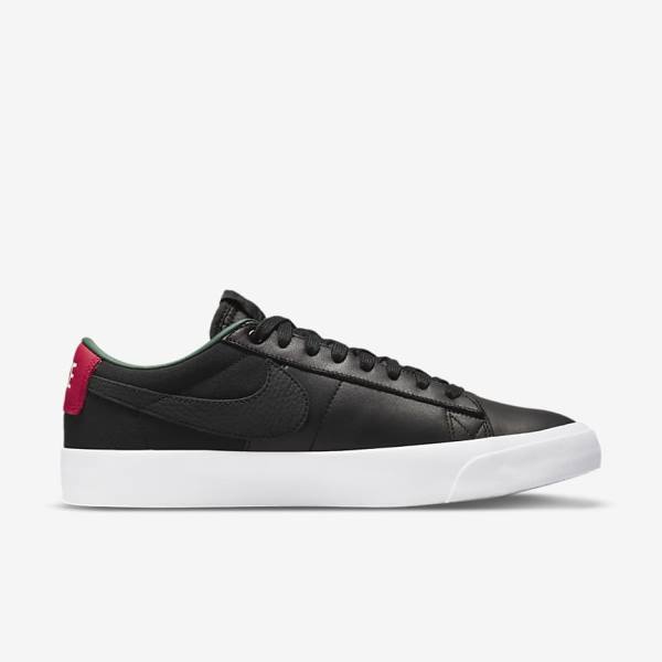 Nike SB Zoom Blazer Low Pro GT Premium Muške Skate Tenisice Crne Crvene Crne | NK413SQV