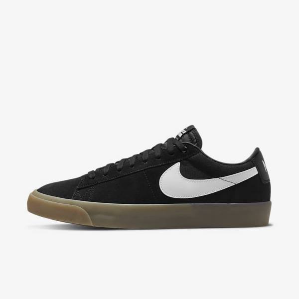 Nike SB Zoom Blazer Low Pro GT Ženske Skate Tenisice Crne Bijele | NK816WDC