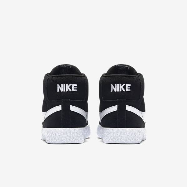 Nike SB Zoom Blazer Mid Muške Skate Tenisice Crne Bijele | NK976BMG