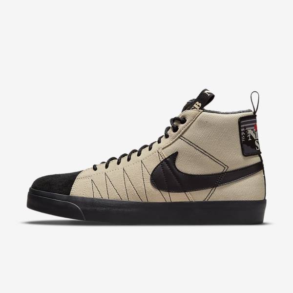 Nike SB Zoom Blazer Mid Premium Muške Skate Tenisice Narančaste Crne | NK456JNU