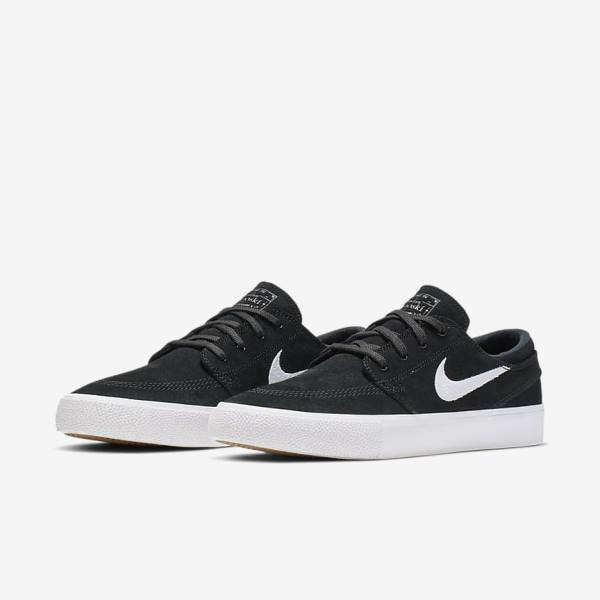 Nike SB Zoom Stefan Janoski RM Muške Skate Tenisice Crne Sive Svijetlo Smeđe Bijele | NK891LNB