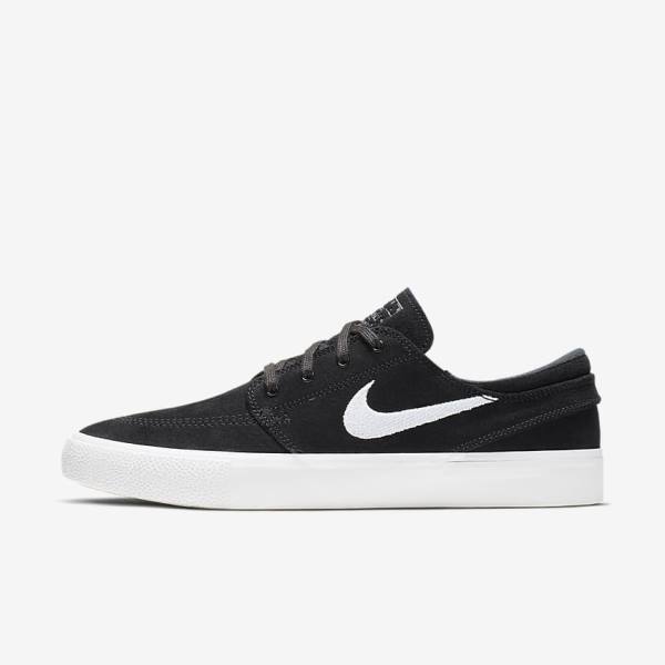 Nike SB Zoom Stefan Janoski RM Muške Skate Tenisice Crne Sive Svijetlo Smeđe Bijele | NK891LNB