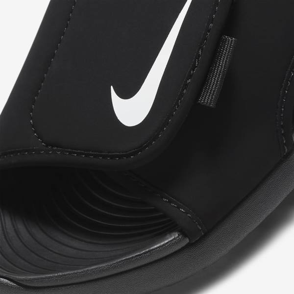 Nike Sunray Adjust 5 V2 Younger and Older Dječje Sandale Crne Bijele | NK893AOU