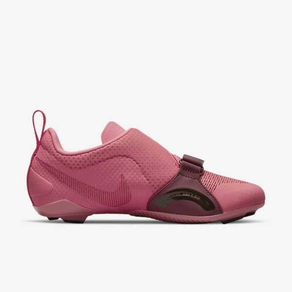 Nike SuperRep Cycle Indoor Cycling Ženske Tenisice Za Trening Roze Metalne Svijetlo Roze | NK836AOI