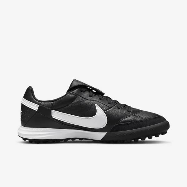 Nike The Premier 3 TF Artificial-Turf Muške Tenisice Za Nogomet Crne Bijele | NK975YEW