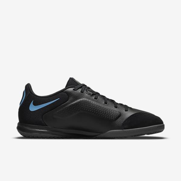 Nike Tiempo Legend 9 Academy IC Indoor-Court Ženske Tenisice Za Nogomet Crne Sive | NK453UZM