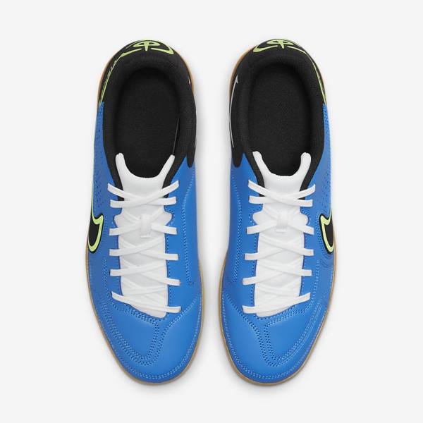 Nike Tiempo Legend 9 Club IC Indoor-Court Muške Tenisice Za Nogomet Svijetlo Plave Svijetlo Zelene Smeđe Crne | NK304PEQ