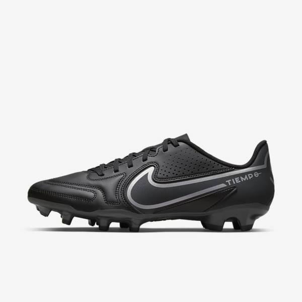 Nike Tiempo Legend 9 Club MG Multi-Ground Ženske Tenisice Za Nogomet Crne Tamno Sive | NK156MPE