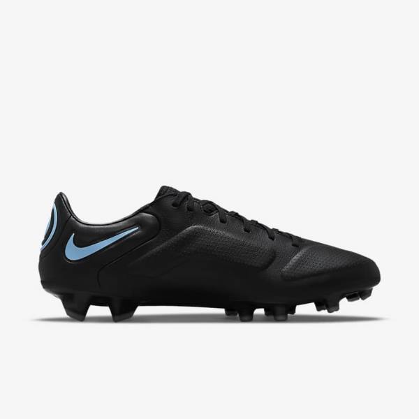 Nike Tiempo Legend 9 Pro FG Firm-Ground Ženske Tenisice Za Nogomet Crne Sive | NK627CBS