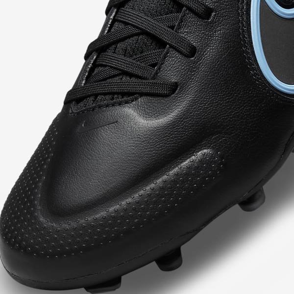 Nike Tiempo Legend 9 Pro FG Firm-Ground Ženske Tenisice Za Nogomet Crne Sive | NK627CBS