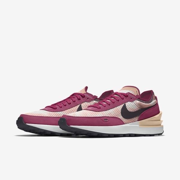 Nike Waffle One By You Custom Ženske Tenisice Visebojne | NK104HKM