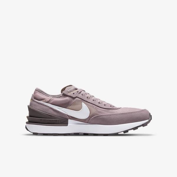 Nike Waffle One Older Dječje Tenisice Roze Svijetlo Ljubičaste Bijele | NK629SBI