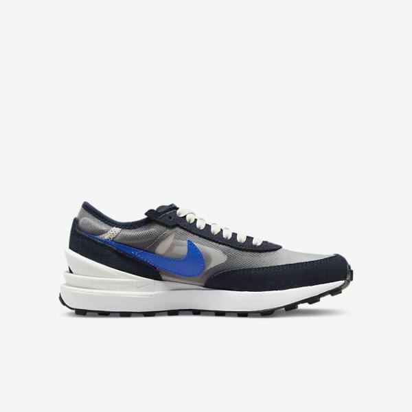 Nike Waffle One Older Dječje Tenisice Tamno Obsidijanske Crne Kraljevska Plava | NK846RUI