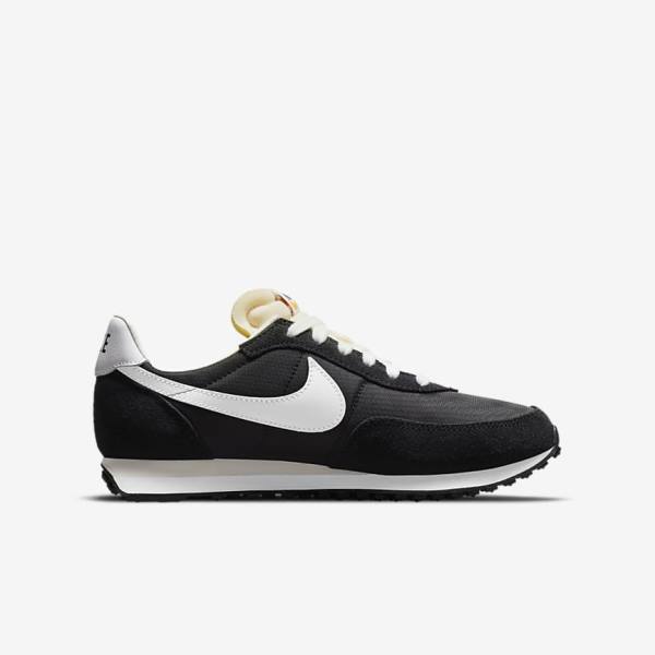 Nike Waffle Trainer 2 Older Dječje Tenisice Crne Narančaste Bijele | NK406XOA