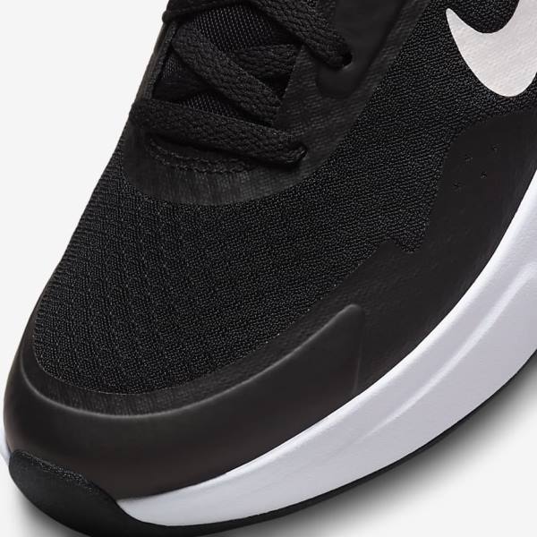 Nike Wearallday Ženske Tenisice Crne Bijele | NK932XMW