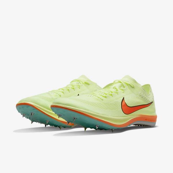 Nike ZoomX Dragonfly Athletics Distance Spikes Muške Tenisice Za Trčanje Tirkizne Crne Narančaste | NK074XLT