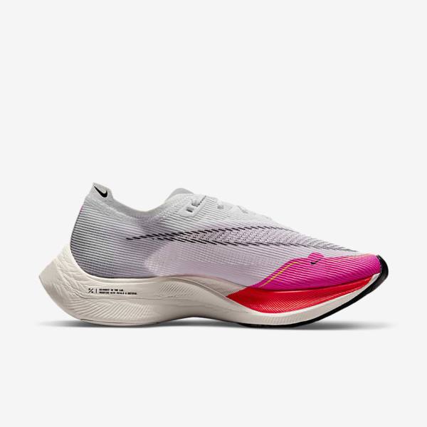 Nike ZoomX Vaporfly Next% 2 Road Racing Ženske Tenisice Za Trčanje Bijele Crne Crne | NK052AVD