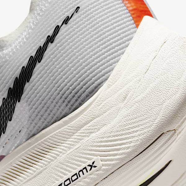 Nike ZoomX Vaporfly Next% 2 Road Racing Ženske Tenisice Za Trčanje Bijele Crne Crne | NK052AVD