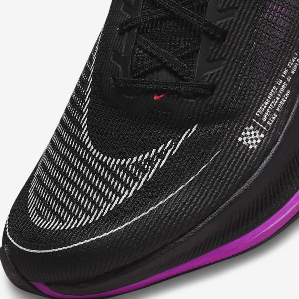 Nike ZoomX Vaporfly Next% 2 Road Racing Muške Tenisice Za Trčanje Crne Ljubičaste Sive Crvene | NK297IRY