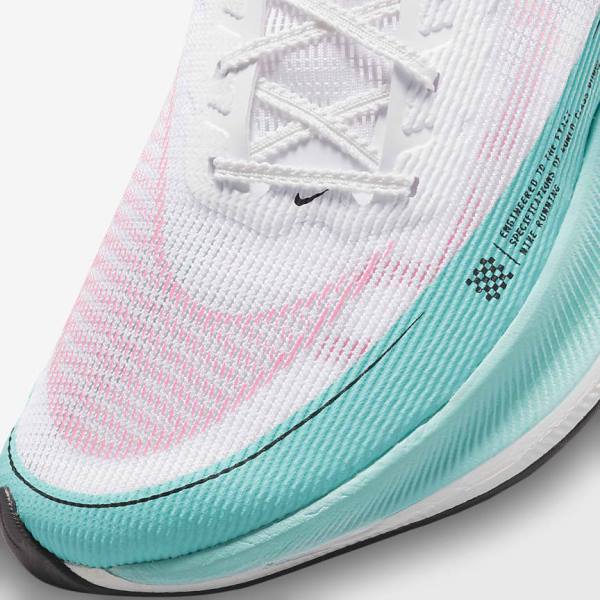 Nike ZoomX Vaporfly Next% 2 Road Racing Muške Tenisice Za Trčanje Zelene Plave Bijele Crne | NK647JRK