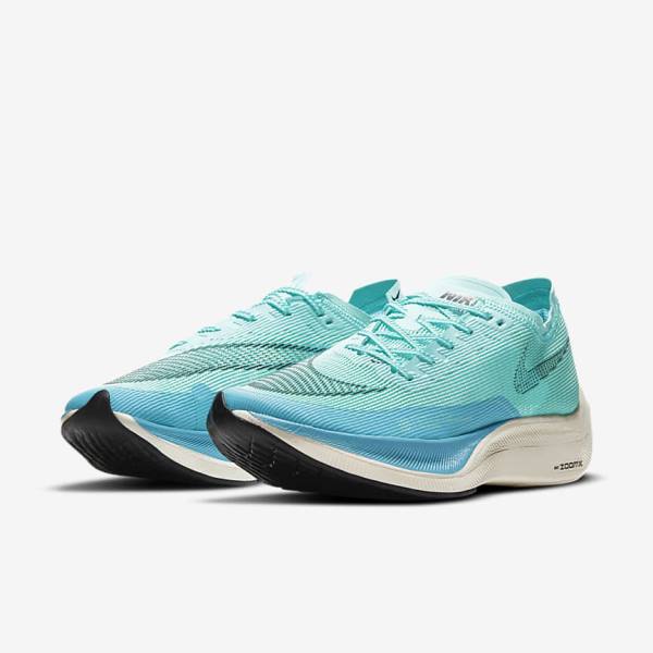 Nike ZoomX Vaporfly Next% 2 Road Racing Muške Tenisice Za Trčanje Bijele Metalne Srebrne Crne | NK743TQN