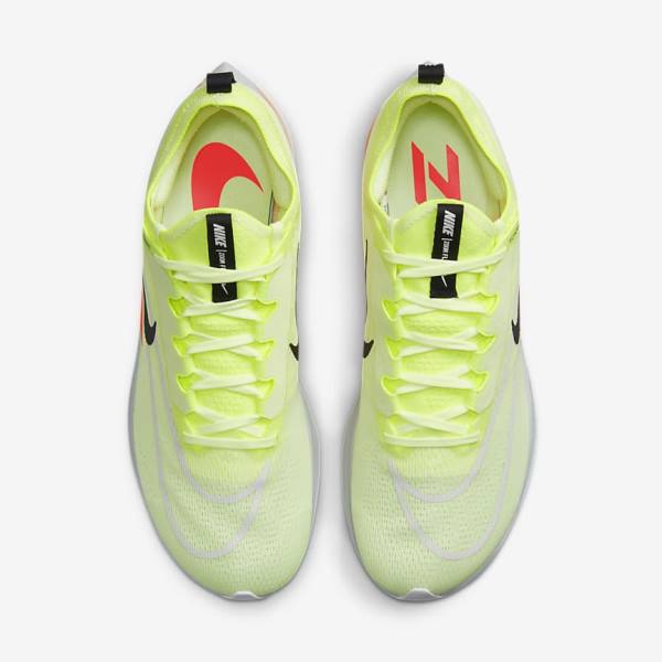 Nike Zoom Fly 4 Road Muške Tenisice Za Trčanje Crne Tamno Sive Plave Bijele | NK902PZG