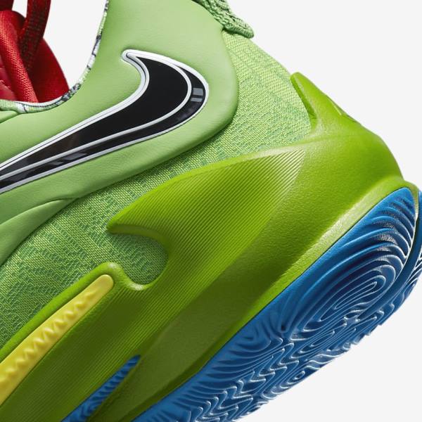 Nike Zoom Freak 3 Muške Tenisice za košarku Zelene Bijele Crvene Crne | NK231XWA