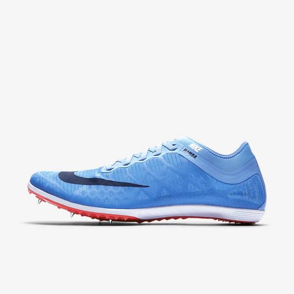 Nike Zoom Mamba 3 Unisex Distance Spike Ženske Tenisice Za Trčanje Plave Svijetlo Crvene Plave | NK398WKE