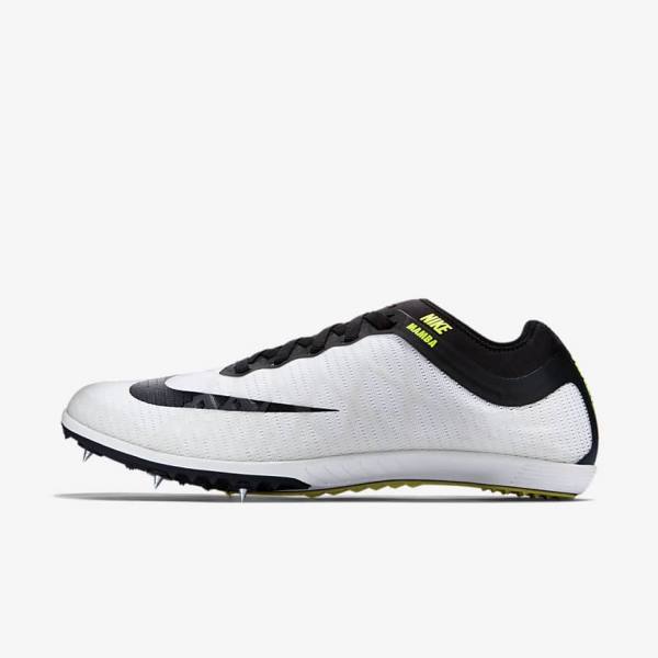 Nike Zoom Mamba 3 Unisex Distance Spike Muške Tenisice Za Trčanje Bijele Crne | NK410JUQ