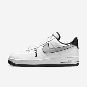 Nike Air Force 1 07 LV8 Muške Tenisice Bijele Crne Sive Bijele | NK369PAY