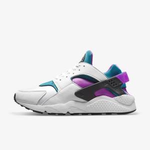 Nike Air Huarache Muške Tenisice Bijele Crne | NK230BDN