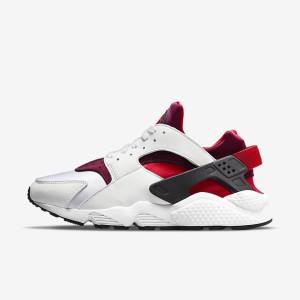 Nike Air Huarache Muške Tenisice Bijele Crvene Crne Crvene | NK831STR