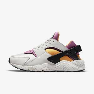 Nike Air Huarache Muške Tenisice Svijetlo Bež Zlatne Crne Roze | NK870HVB