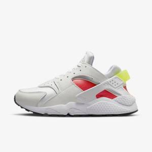 Nike Air Huarache Ženske Tenisice Bijele Svijetlo Crvene Crne | NK056KGB