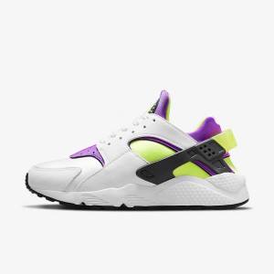 Nike Air Huarache Ženske Tenisice Bijele Crne Žute | NK926CTR