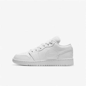 Nike Air Jordan 1 Low Older Dječje Tenisice Bijele | NK318NUB