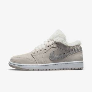 Nike Air Jordan 1 Low SE Ženske Tenisice Sive Sive Bijele | NK493UAJ