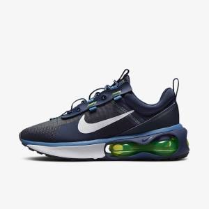 Nike Air Max 2021 Muške Tenisice Obsidijanske Svijetlo Zelene Plave Bijele | NK189CUS