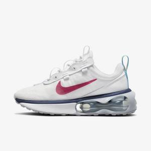 Nike Air Max 2021 Ženske Tenisice Bijele Plave Platine Roze | NK571NFC