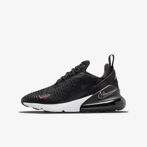 Nike Air Max 270 Older Dječje Tenisice Crne Sive | NK694OAW