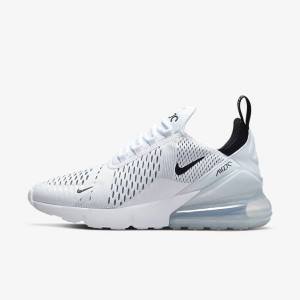 Nike Air Max 270 Ženske Tenisice Bijele Crne | NK973ENS