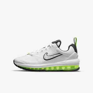 Nike Air Max Genome Older Dječje Tenisice Bijele Platine Crne | NK287AFR