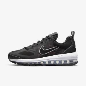 Nike Air Max Genome Ženske Tenisice Crne Tamno Sive Bijele Crne | NK543MUZ