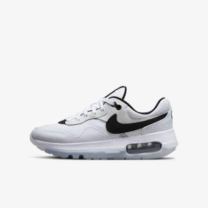 Nike Air Max Motif Older Dječje Tenisice Bijele Crne | NK962AYI