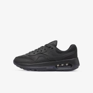 Nike Air Max Motif Older Dječje Tenisice Crne Tamno Sive | NK970CUH