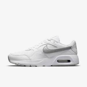 Nike Air Max SC Ženske Tenisice Bijele Platine Metalne Platine | NK761UEW