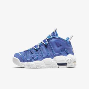 Nike Air More Uptempo Older Dječje Tenisice Plave Bijele | NK390XRE