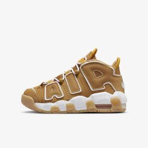 Nike Air More Uptempo Older Dječje Tenisice Smeđe Svijetlo Smeđe Bijele | NK801GJO